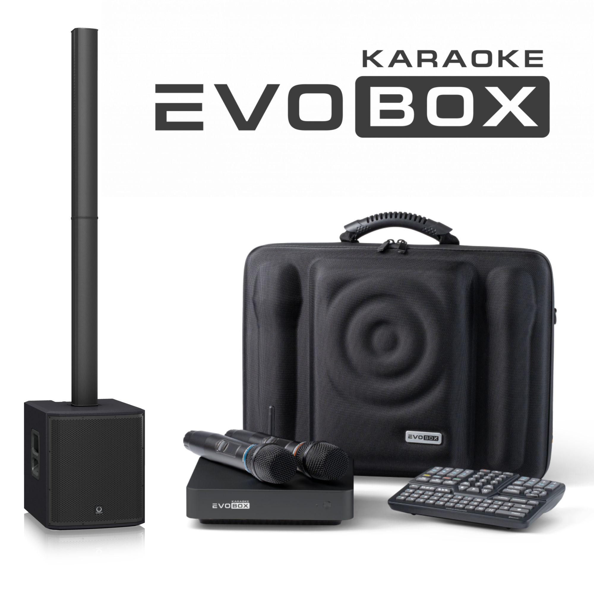 Караоке система Evobox PLUS и акустика TURBOSOUND « « Профессиональные  караоке системы системы в Екатеринбурге